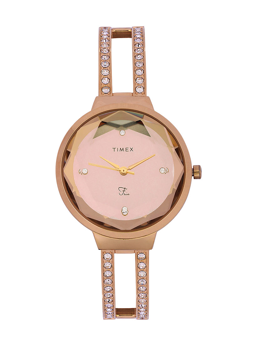 timex rose gold women's watch tw000w208