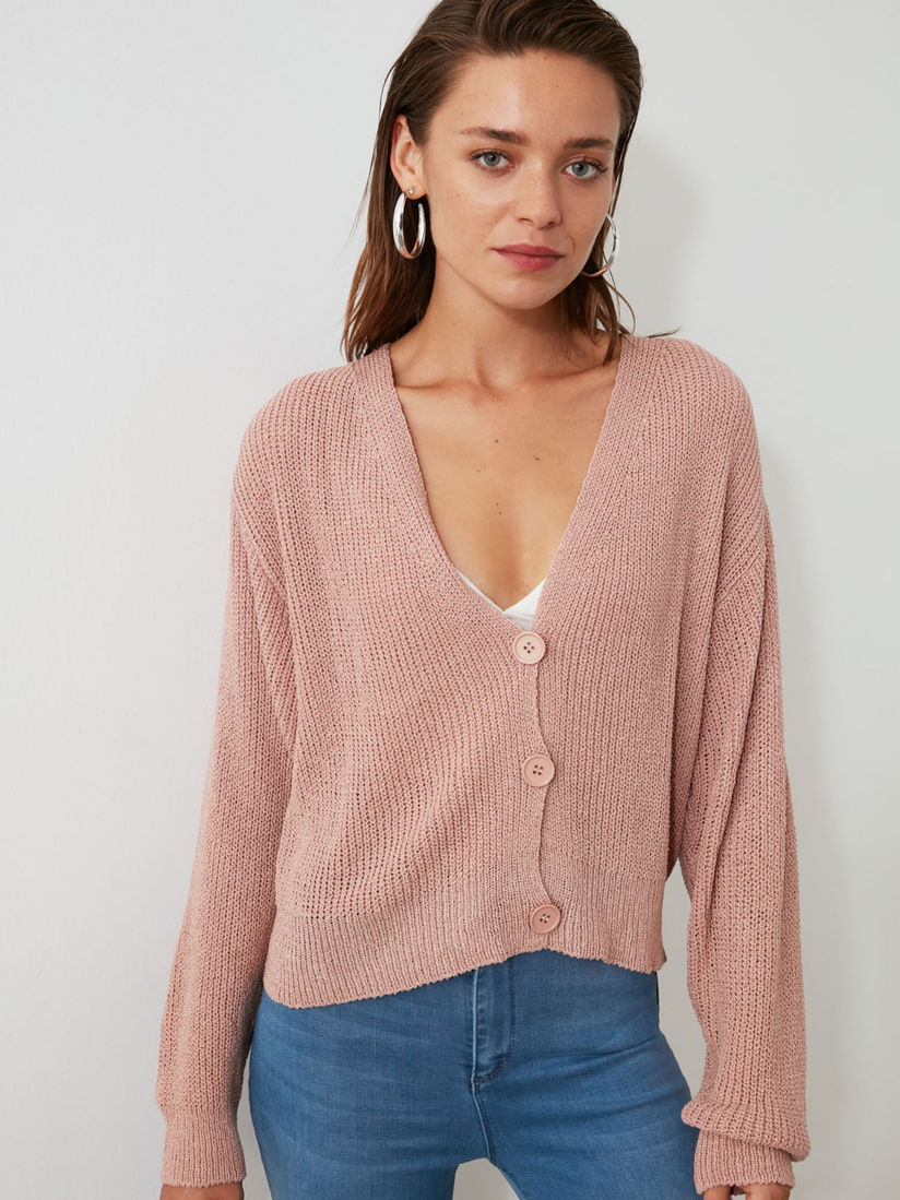 cheap pink cardigan