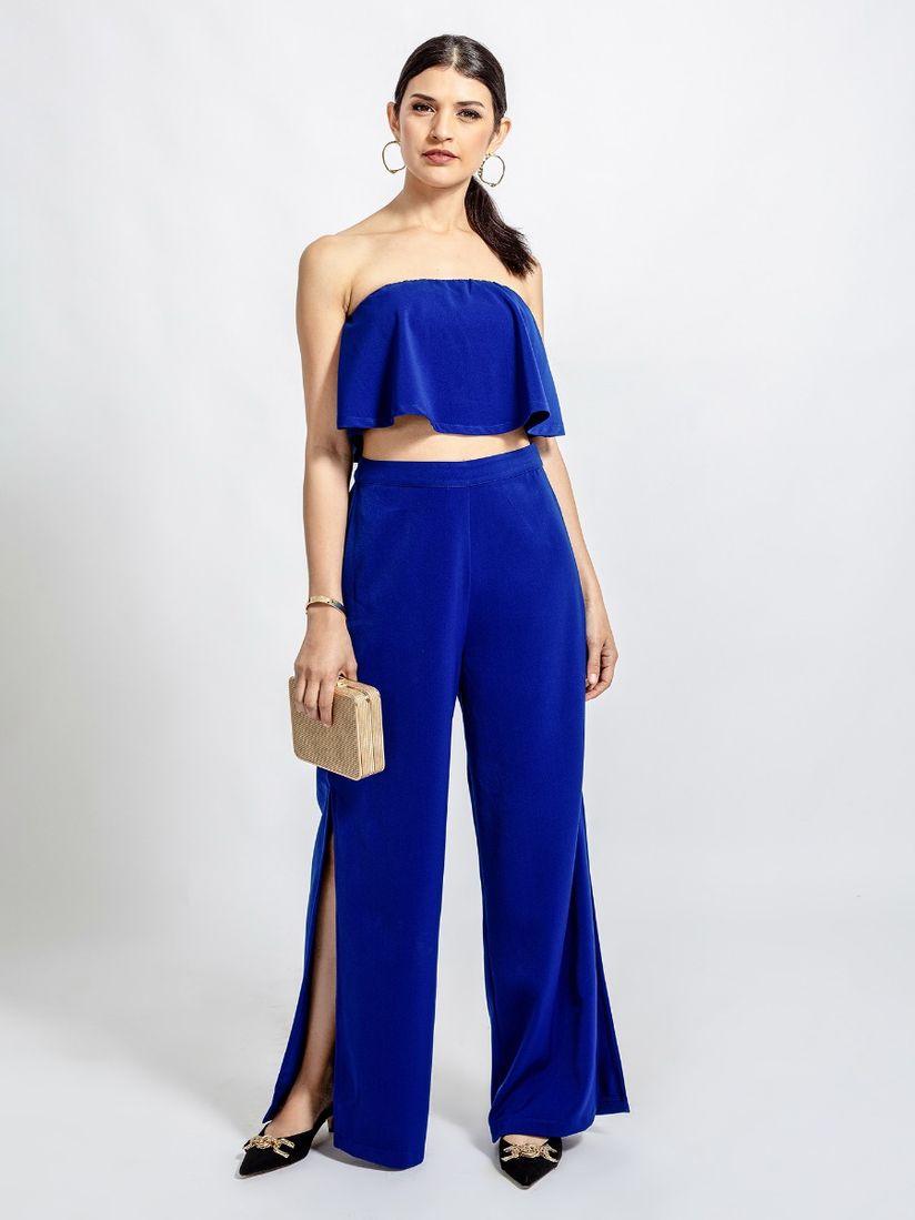 Royal blue co ord set Clearance