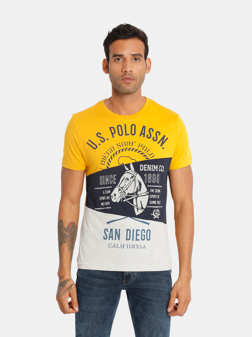 branded yellow t shirts