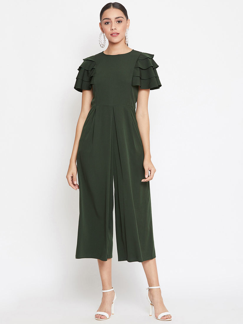culotte jumpsuit with sleeves
