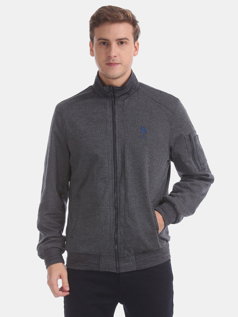 us polo reversible bomber jacket