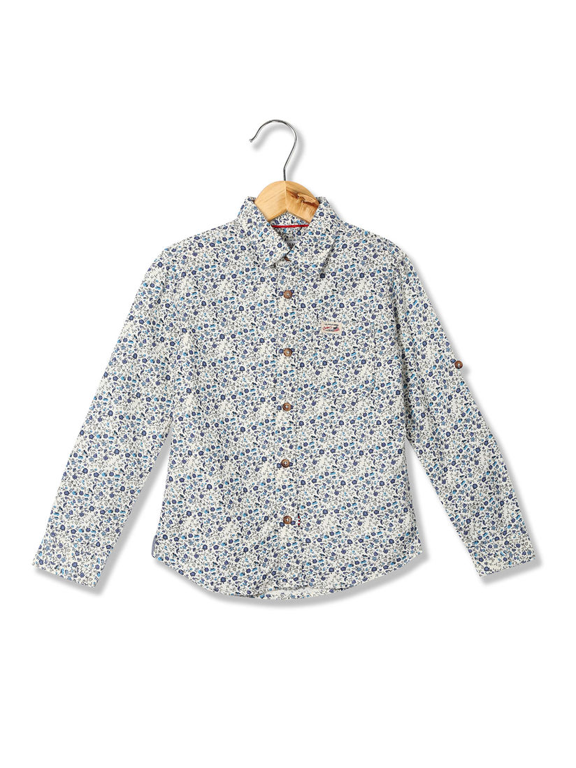 U S Polo Assn Kids Shirts Buy U S Polo Assn Multi Color Long Sleeve Printed Shirt Online Nykaa Fashion