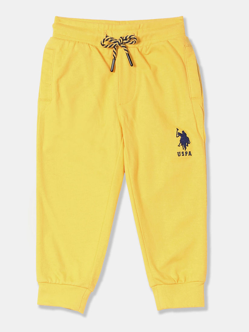 kids yellow joggers