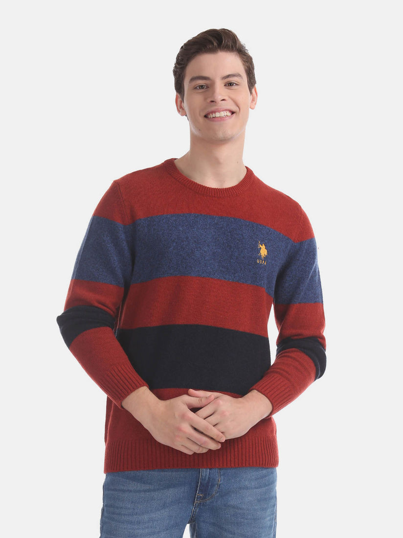 us polo woolen sweater