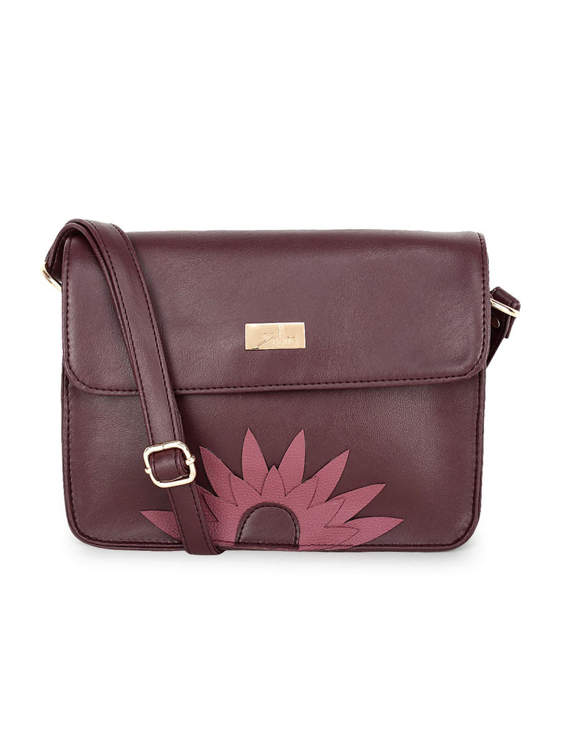 sling bag maroon