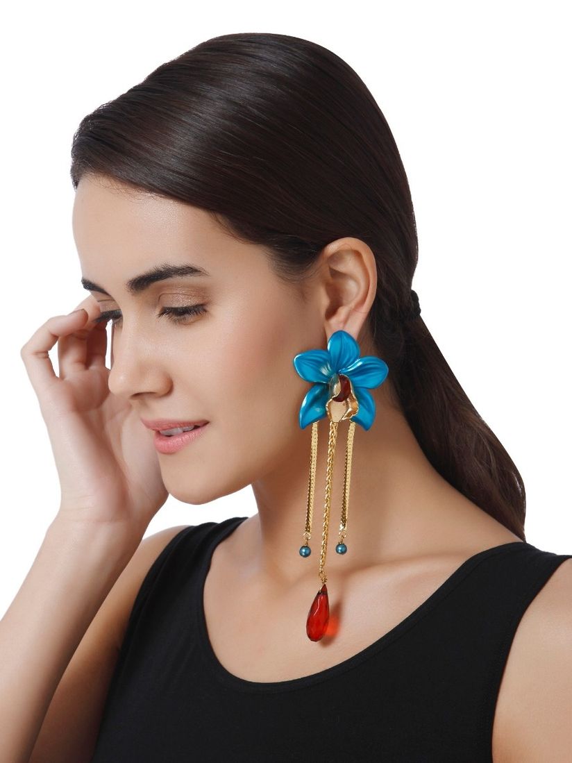 Valliyan Earrings Buy Valliyan Metallic Orchid Earrings Online Nykaa Fashion Shraddha kapoor, ankit tiwari lyrics: nykaa fashion