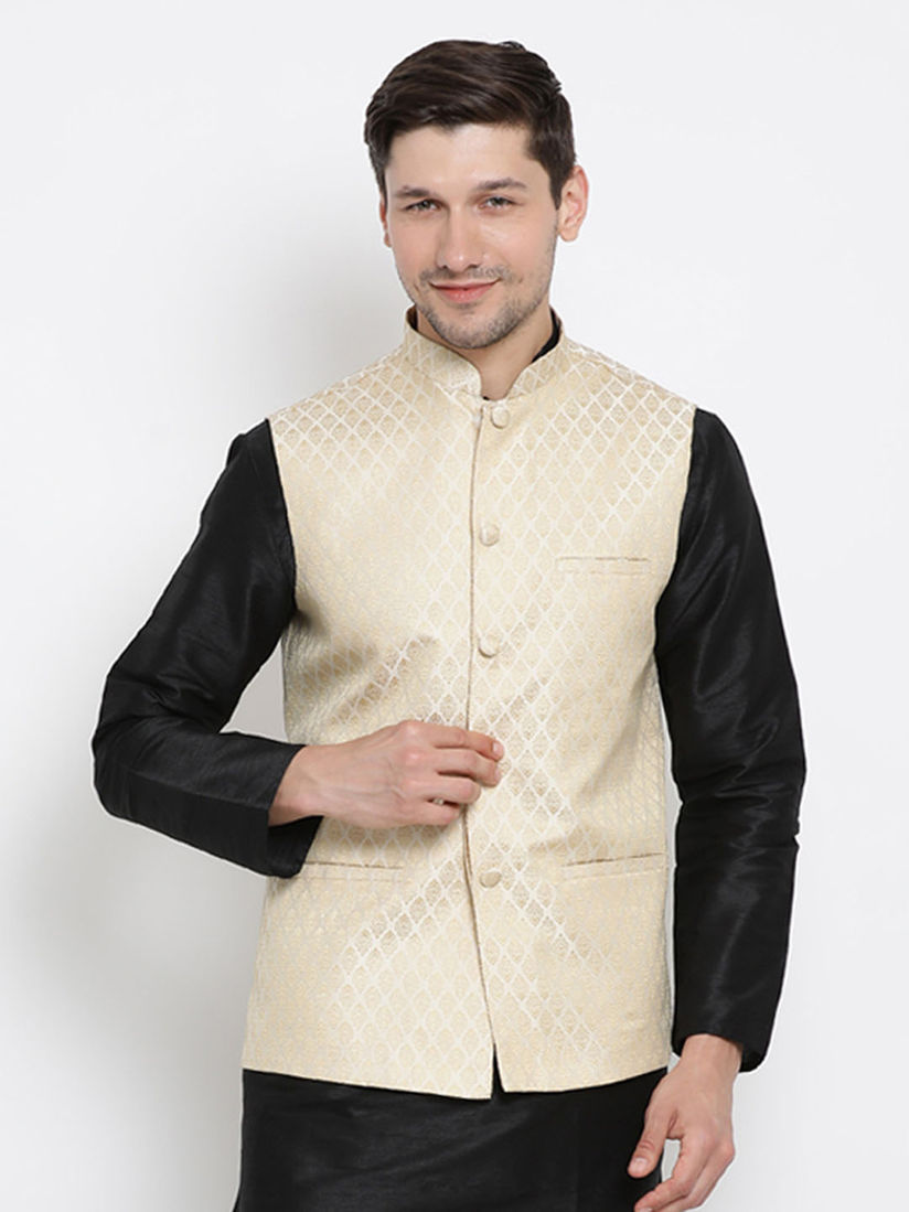 white ethnic jacket