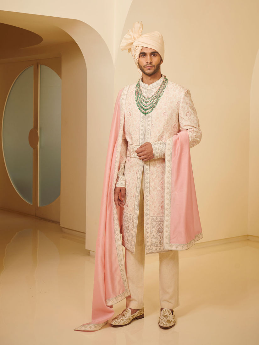 Sherwani with belt Clearance