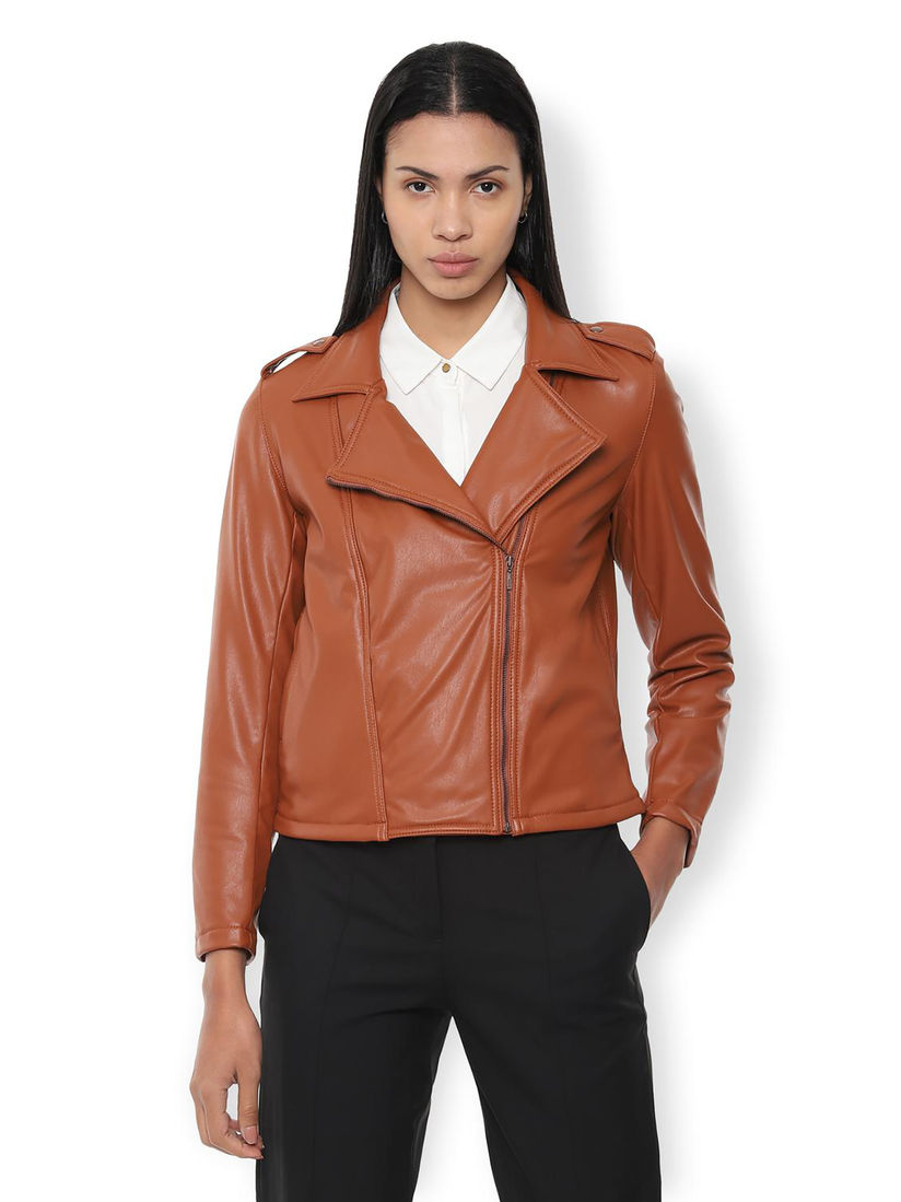 van heusen leather jackets