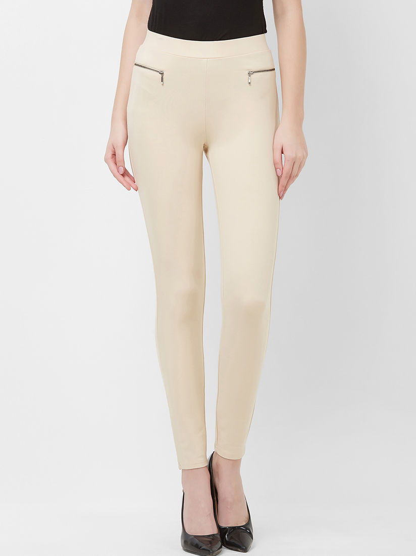 jeggings beige