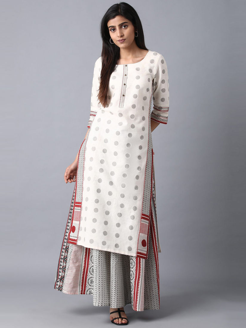 Polka dots kurta online Clearance
