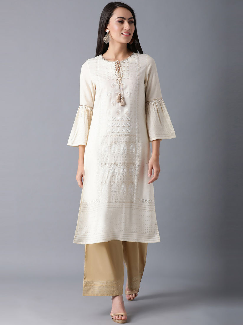 Latest bell sleeves kurti clearance
