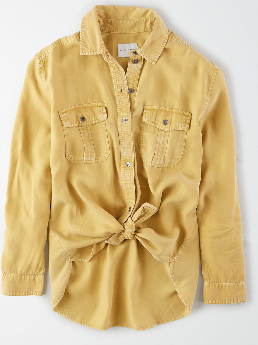 american eagle yellow sweatshirt