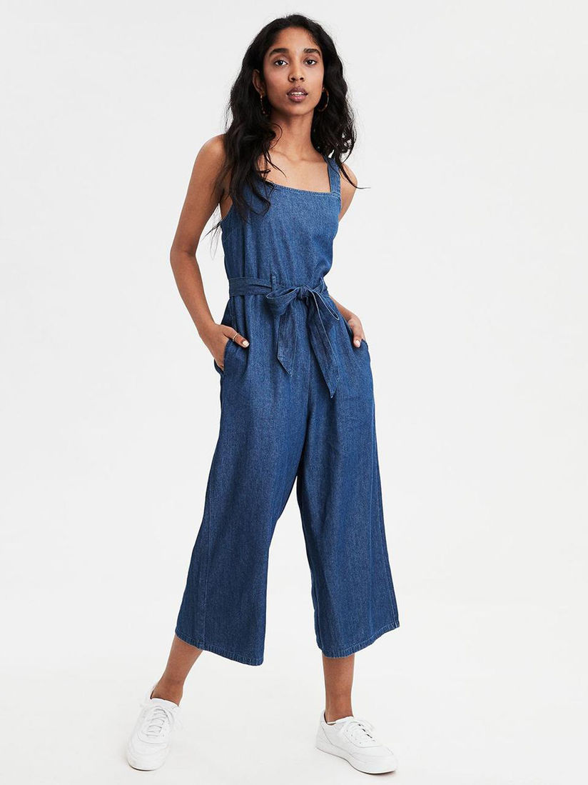 aerie shoulder tie overalls