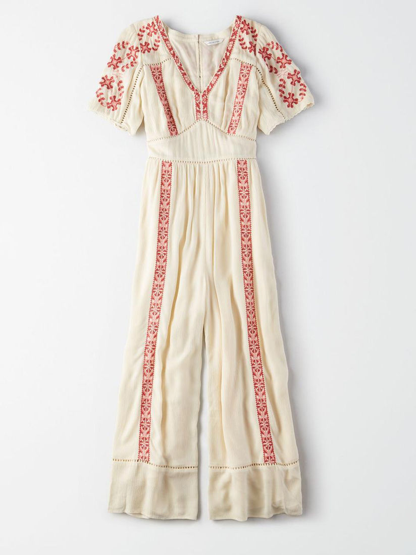 white embroidered jumpsuit