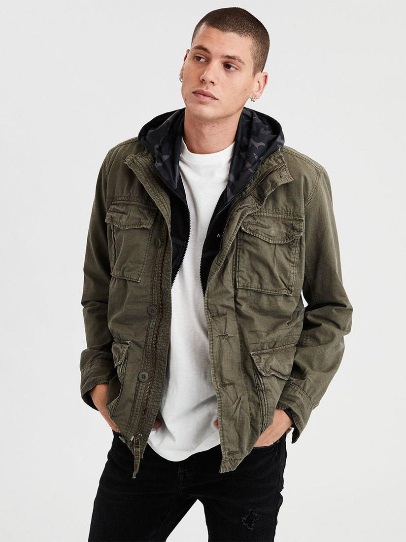 Eagle Outfitters Ae Military Jacket American Eagle Jackets 2025