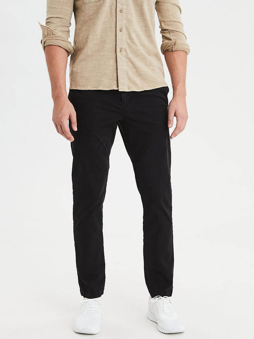 american eagle black chinos