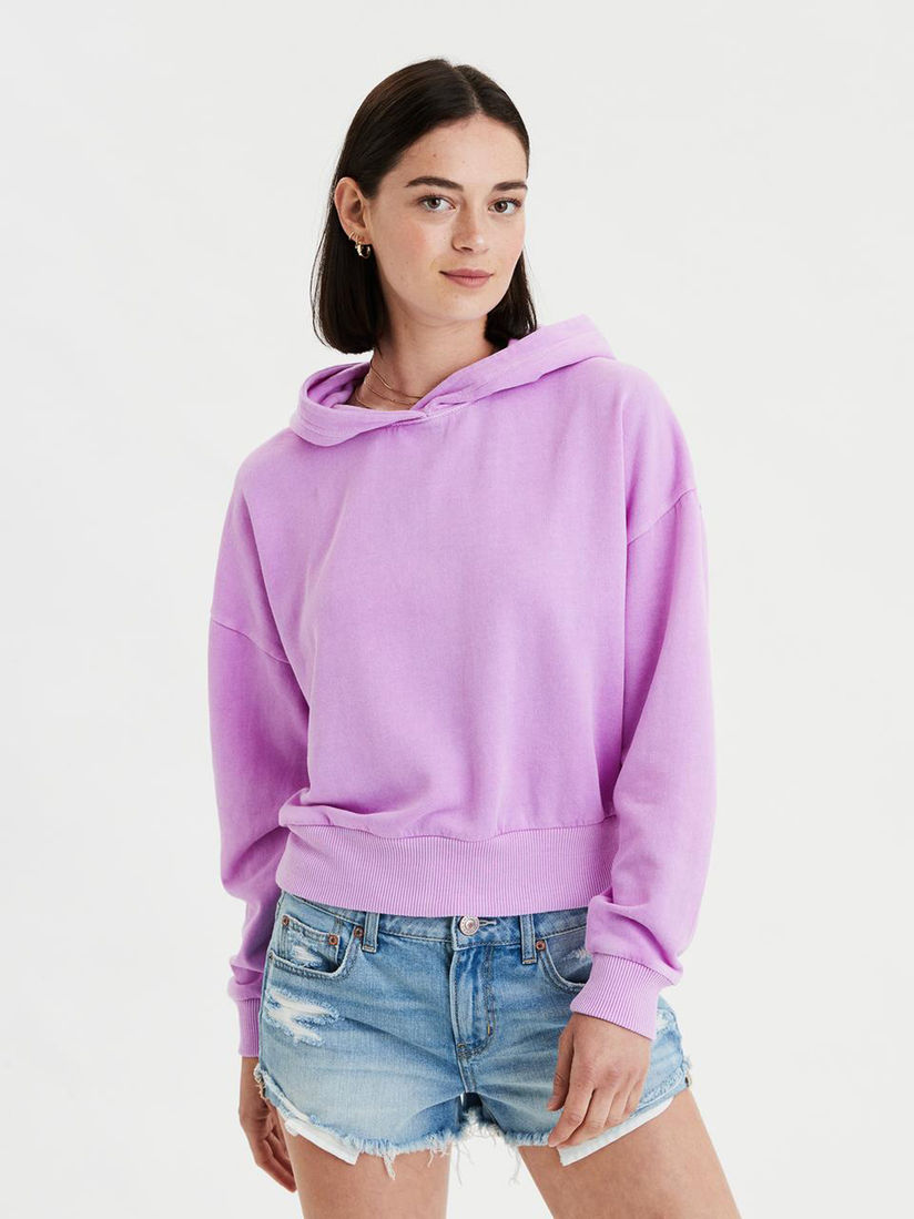 American eagle purple sweatshirt clearance