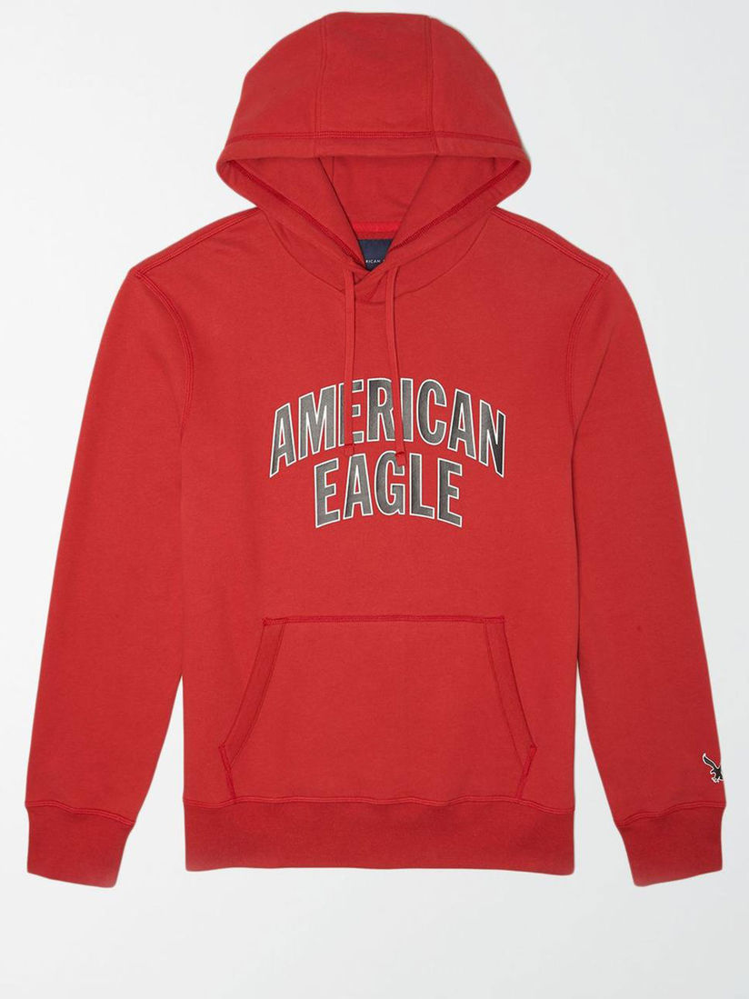 Red american eagle hoodie Clearance