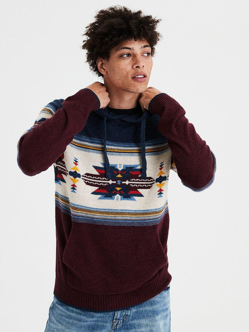 american eagle baja sweater