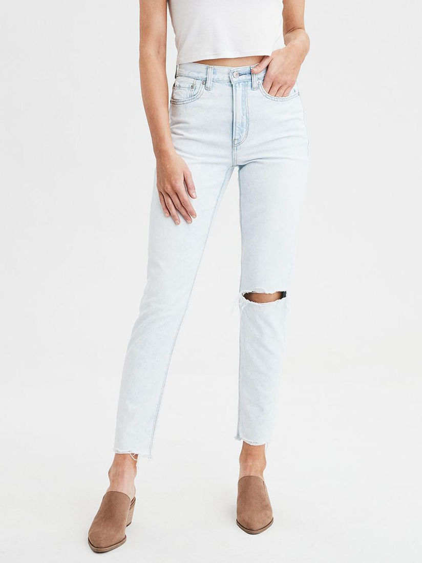american eagle tan jeans