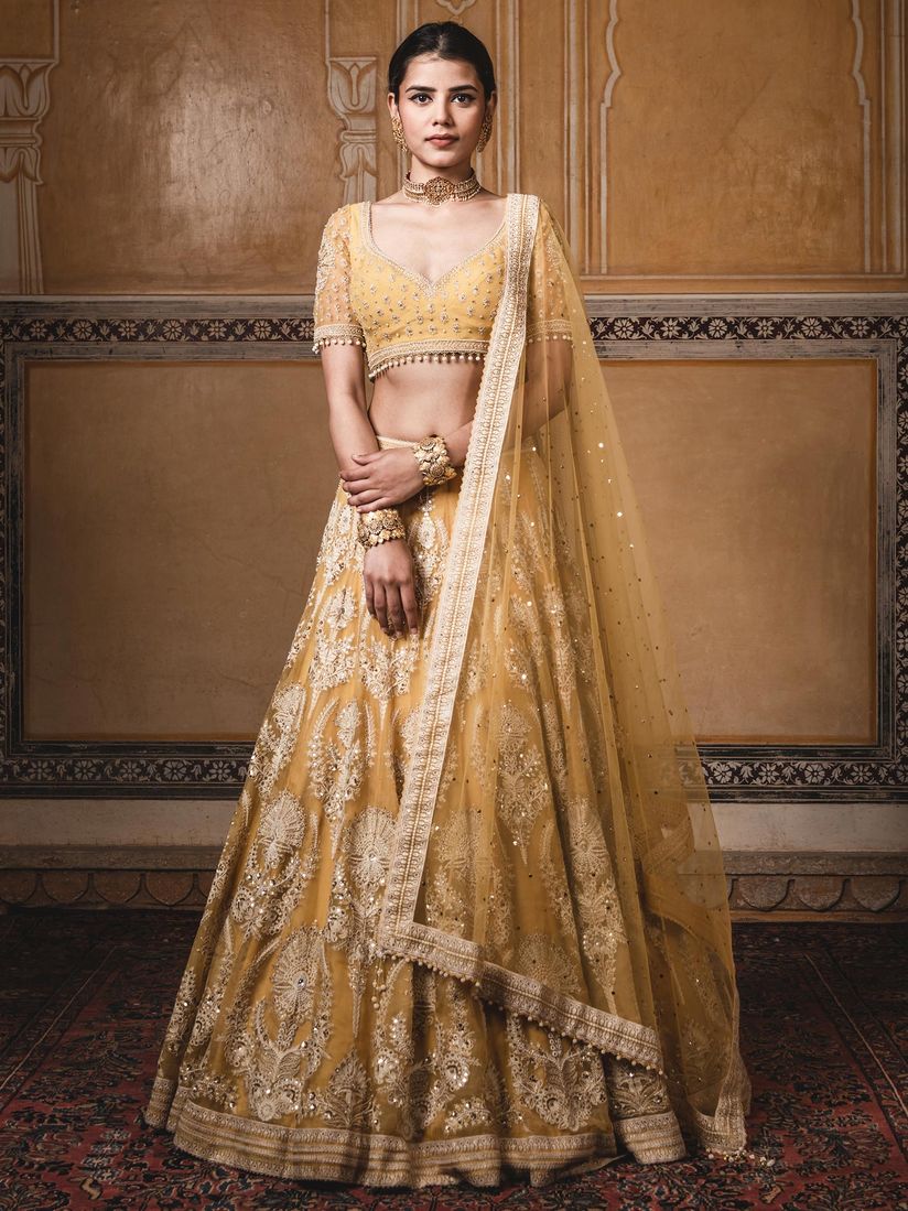 Tarun Tahiliani Lehengas Buy Tarun Tahiliani Yellow Kalidar Lehenga With Blouse Dupatta Set Of 3 Online Nykaa Fashion Check out our tarun tahiliani selection for the very best in unique or custom, handmade pieces from our shops.