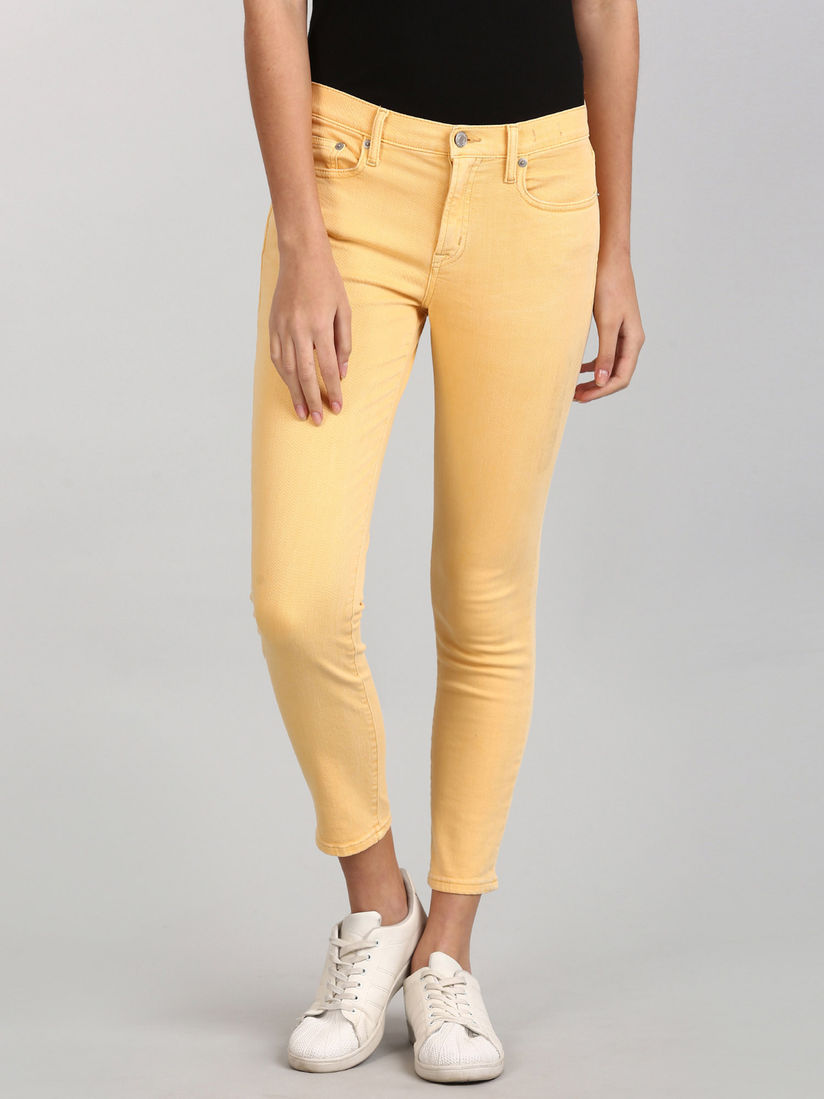 gap yellow jeans
