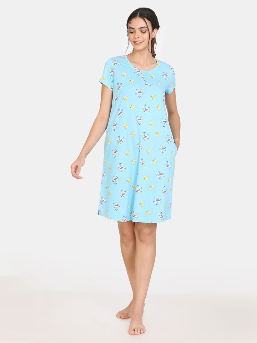 knee length nightdress