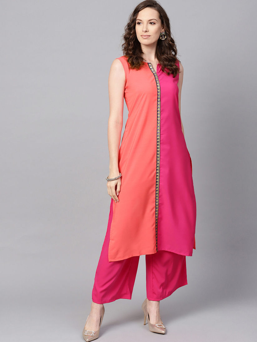kurta plazo dress