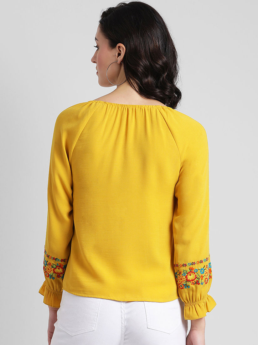 zink london yellow top